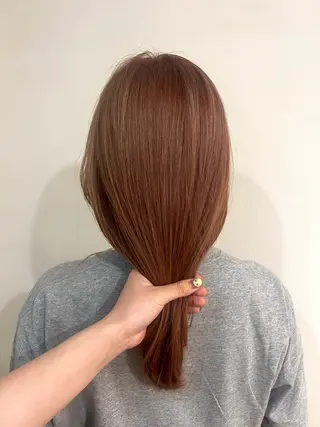 セミロング カラー ayaka/暖色/ レイヤーカット🩰のヘアスタイル