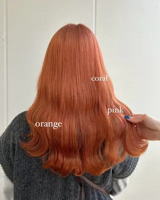 ロング カラー 《暖色/韓国hair 》🇰🇷桑原ユキネのヘアスタイル