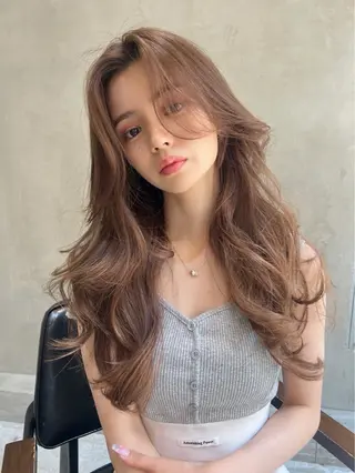 ロング Owelle所属・maika /髪質改善/艶カラーのヘアスタイル