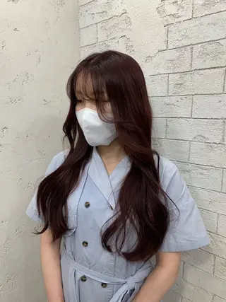 ロング カラー 韓国レイヤーカット/ 🩶HARUKA🩶のヘアスタイル