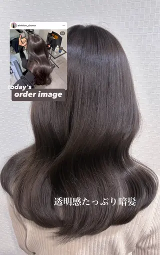 ミディアム カラー As hair所属・柔らか垢抜けｶﾗｰと ｶｯﾄ🫧ASUKAのヘアスタイル