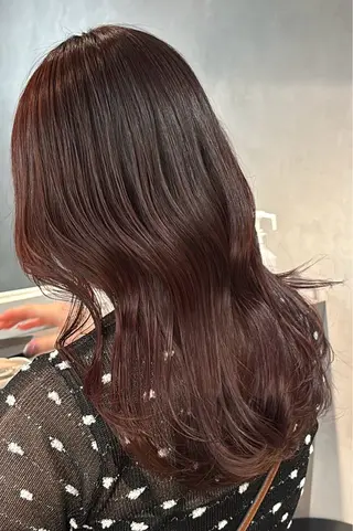 ロング カラー レイヤーカット×暖色 カラー🎀ASAKAのヘアスタイル