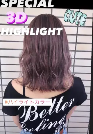 セミロング カラー 2nd所属・🤍2nd🤍田所 美希のヘアスタイル