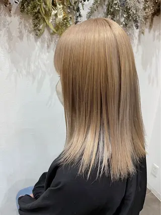 ミディアム カラー 堺 未来のヘアスタイル