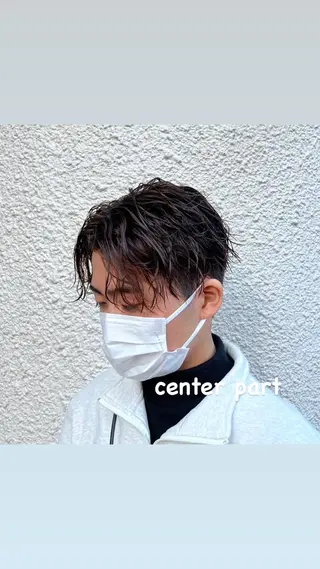 ショート メンズ 茅ヶ崎パーマ特化/ スパイラル/ハルキのヘアスタイル