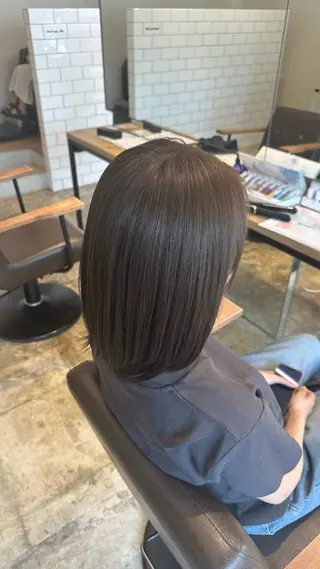 カラー 北川 ななのヘアスタイル