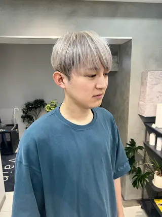 カラー メンズ ハイトーンカラー/ さらさのヘアスタイル