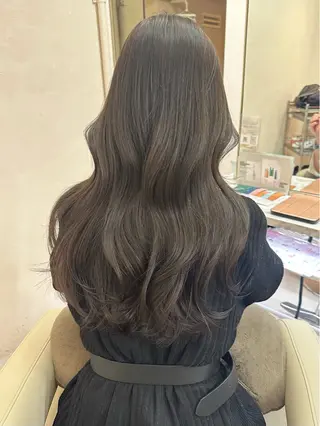 ロング カラー 韓国ヘア🦢🖤 Sayumiのヘアスタイル