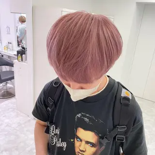 カラー メンズ 💗🤍透明感カラー 🤍💗kanonのヘアスタイル