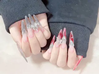 ネイル 小 雨のネイルデザイン