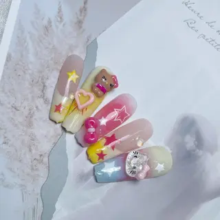 ネイル MoMoA Nail ネイル長さ出し専門店のネイルデザイン