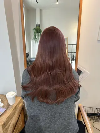 ロング カラー メイ🩰wカラー/ お呼ばれヘアのヘアスタイル