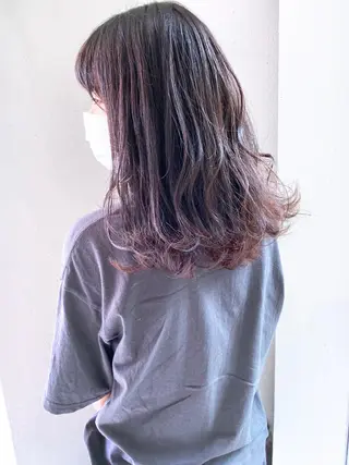 ミディアム カラー 髪質改善/艶髪 やまなかのヘアスタイル
