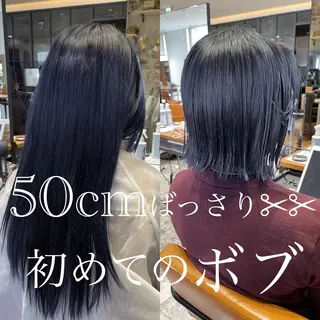 ショート カラー パーマ ヘアアレンジ 日本一の小顔カット/ ボブ/顔周り/韓国のヘアスタイル