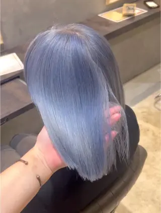 ショート カラー ハイトーン、カラー 特化⟡.·すわ☁️のヘアスタイル