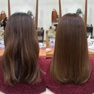 セミロング カラー 🦋💜金澤 愛奈💜🦋のヘアスタイル