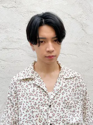 ショート カラー パーマ ヘアアレンジ メンズ 亀井隆汰/メンズ専門 パーマ特化美容師のヘアスタイル