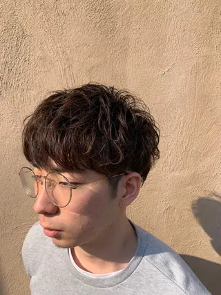 パーマ メンズ 💎髪質改善/縮毛 💎メンズカット石尾のヘアスタイル