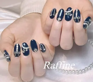 ネイル RAFFINE haru🦋🩵のネイルデザイン
