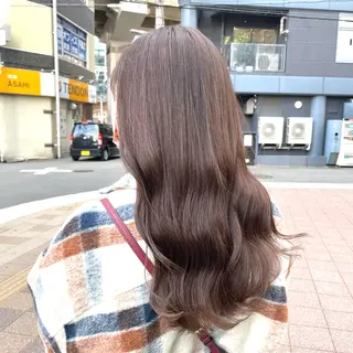 ロング カラー 色白に見える暗髪 梅田・増田のヘアスタイル