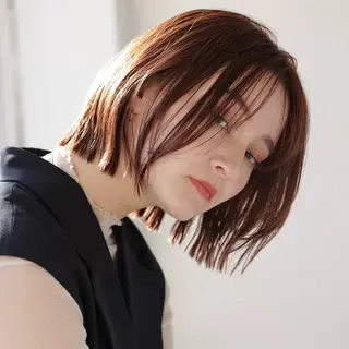 ショート カラー AVANCE.西宮北口所属・笠原 裕貴のヘアスタイル