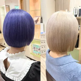 ショート カラー 🌈派手髪ハイトーン 🌈鈴木亮太🌈のヘアスタイル