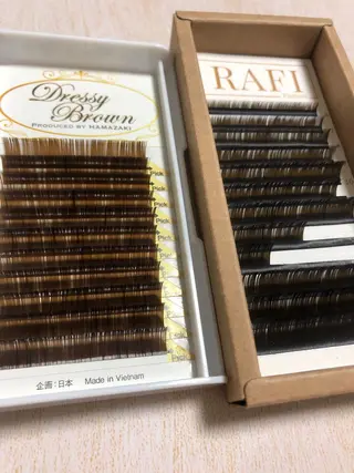 カラー マツエク・マツパ K&E lashe /大垣　まつ毛、眉毛のマツエク・マツパデザイン