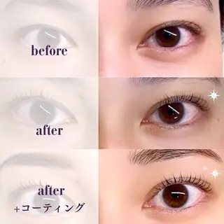 マツエク・マツパ 🌙mai🌙 パリジェンヌ/眉毛のマツエク・マツパデザイン