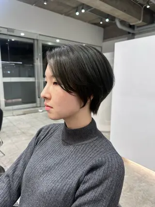 ショート あいこ/ハンサム ショート/銀座🌷のヘアスタイル