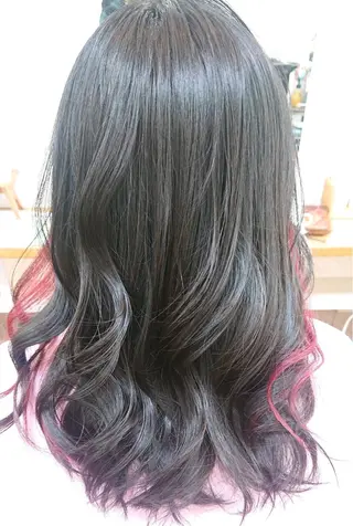 ロング カラー IDo21いど美容室 勝井友恵のヘアスタイル