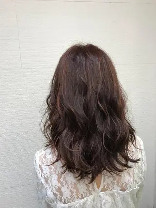 セミロング カラー 【メンズ縮毛矯正】 田中秀斗のヘアスタイル