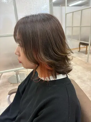 ミディアム カラー TELA HAIR 幕張本郷所属・TELA HAIR 幕張本郷店　千尋のヘアスタイル