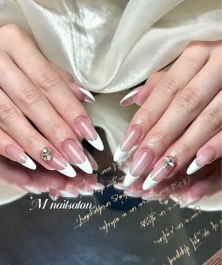 ネイル M🌷nail 長さだし専門店のネイルデザイン