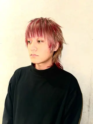 カラー メンズ デザインカラー⭐︎★ 🐆hyo🐆のヘアスタイル