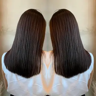 ロング カラー レイヤーカット/ 艶カラー/RYOMAのヘアスタイル