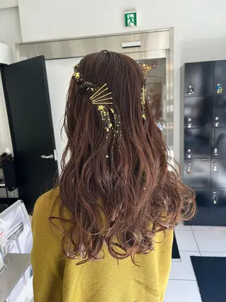 ロング ヘアアレンジ channel所属・Natsumi ❤︎のヘアスタイル