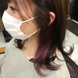 ミディアム カラー Shibata Mizukiのヘアスタイル