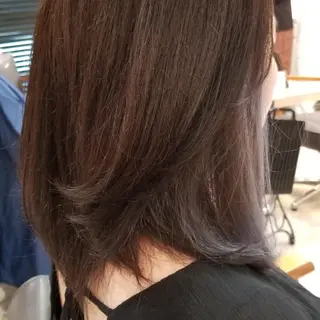 ミディアム カラー 伊藤 傑のヘアスタイル