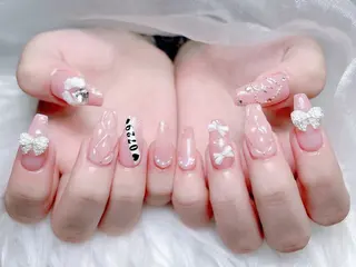 ネイル MoMoA Nail ネイル長さ出し専門店のネイルデザイン