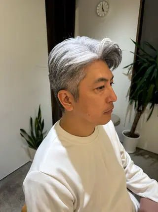 メンズ 銀座骨格診断似合わせ 美容師中島年紀のヘアスタイル