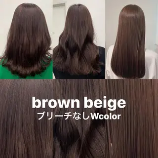ロング カラー 愛結 暖色カラー🎀🩰のヘアスタイル
