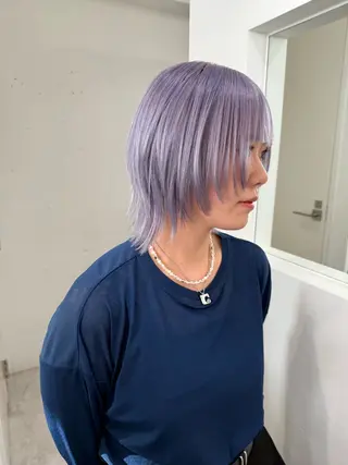 ミディアム カラー XENA表参道 MIKUのヘアスタイル