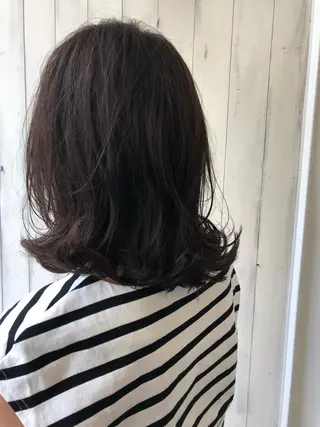 ミディアム カラー 久保 敏之のヘアスタイル