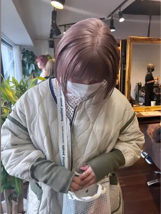 ショート カラー nendo_hair所属・ハイトーン/ボブ 🎀sonokaのヘアスタイル