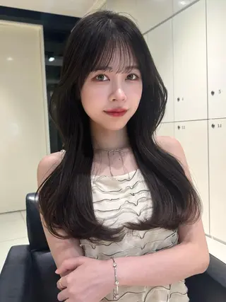 ロング カラー 熊谷 沙紀 /金山/ツヤ髪カラーのヘアスタイル