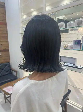 ミディアム カラー ヘアアレンジ 裾カラー/Aya🥀のヘアスタイル