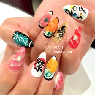 ネイル Arowa 伊田のネイルデザイン