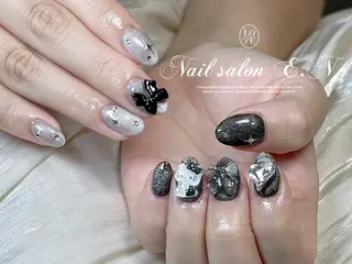 ネイル E.N🦋 長さ出し/持ち込みのネイルデザイン