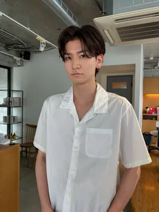 パーマ メンズ 佐藤 将斗のヘアスタイル