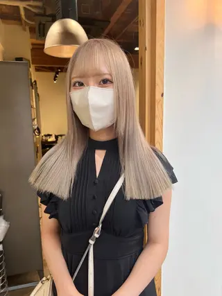 ロング カラー nishido ハイライト/海外ヘアのヘアスタイル